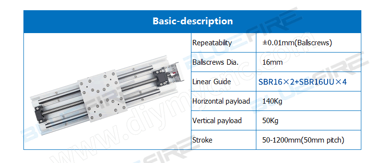 BLUEFIRE CBSE Economic Type Linear Axis Robot